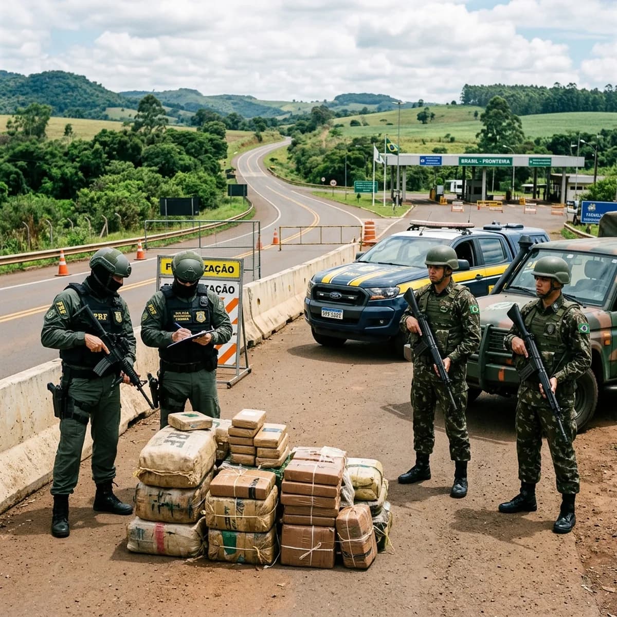 Operação Integrar apreende 2 toneladas de maconha na Rota Bioceânica em MS