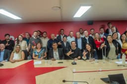 PT-MS REÚNE LIDERANÇAS NACIONAIS PARA...