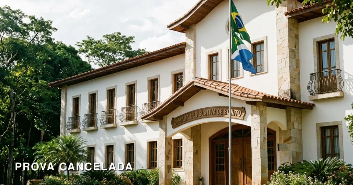 Câmara Municipal de Bonito assina termo para anular concurso e devolver taxas