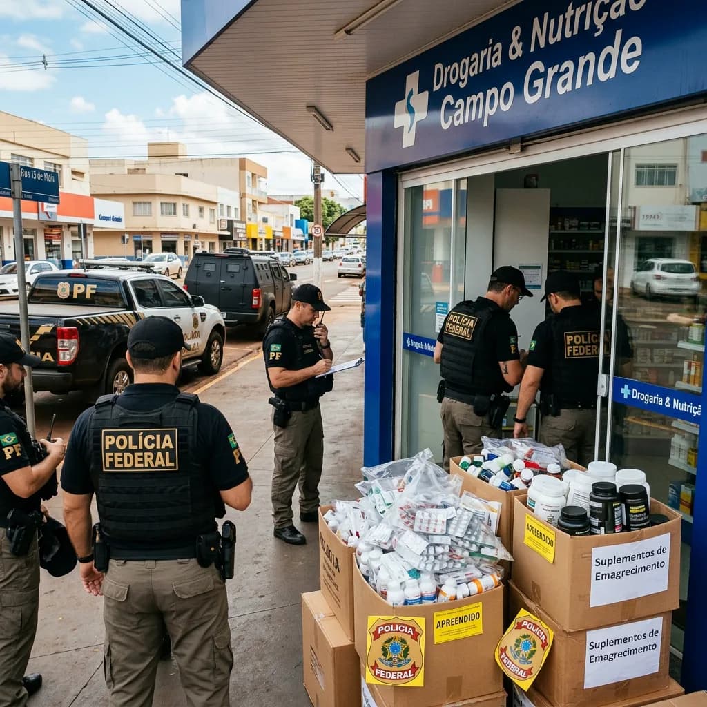 PF cumpre mandado em Campo Grande na segunda fase da Operação Emagrecimento Seguro
