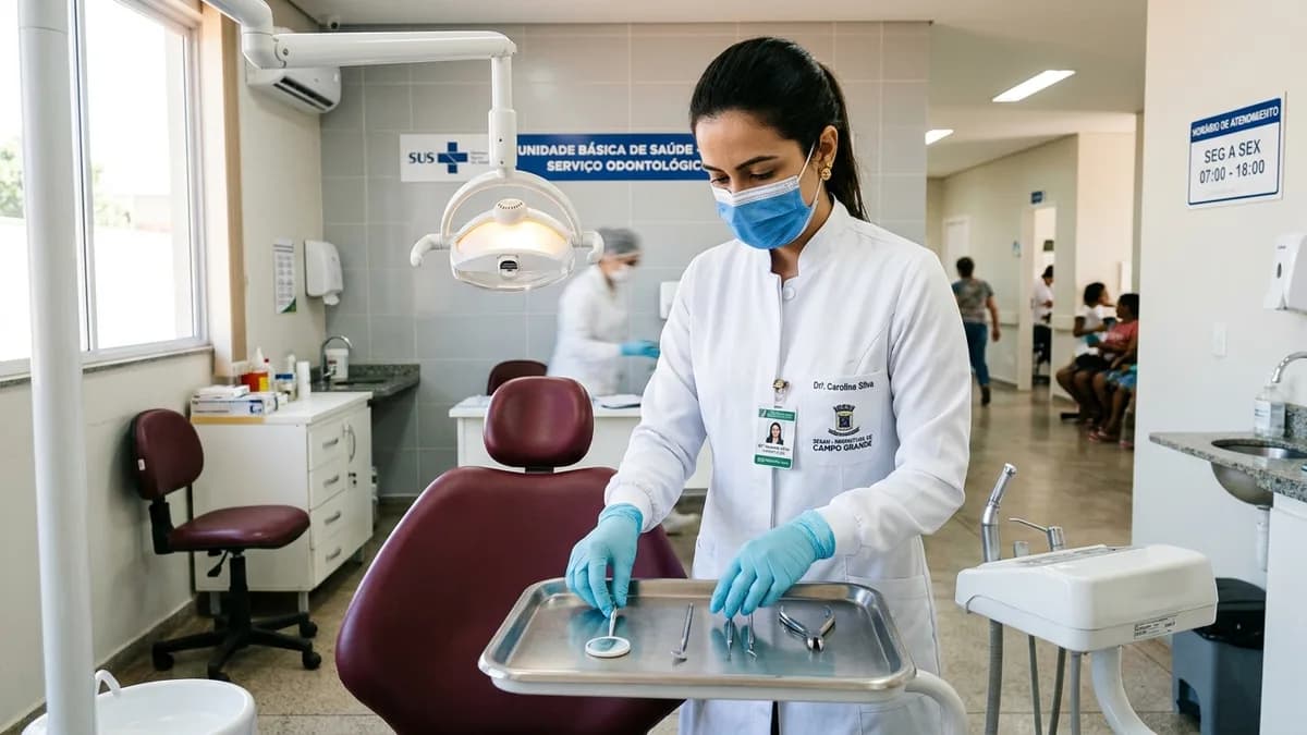 Prefeitura de Campo Grande regulamenta auxílio de R$ 300 para dentistas da rede de saúde