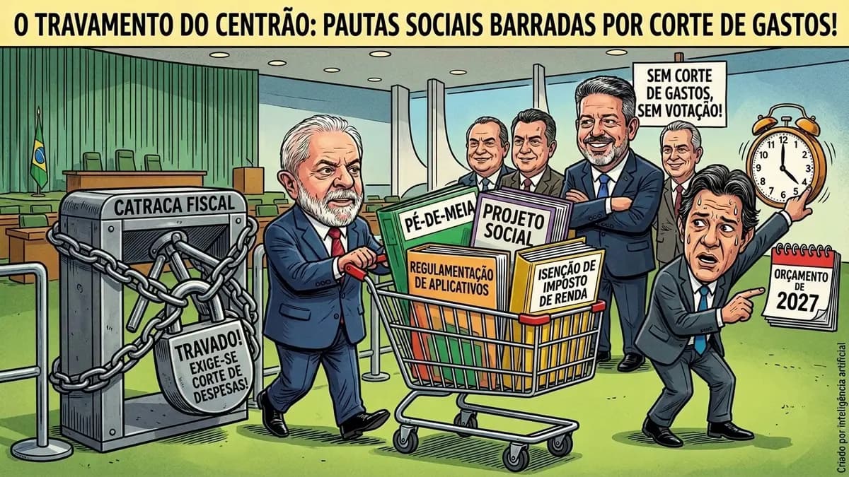 Centrão e oposição travam pautas sociais no Congresso e exigem plano formal de corte de gastos