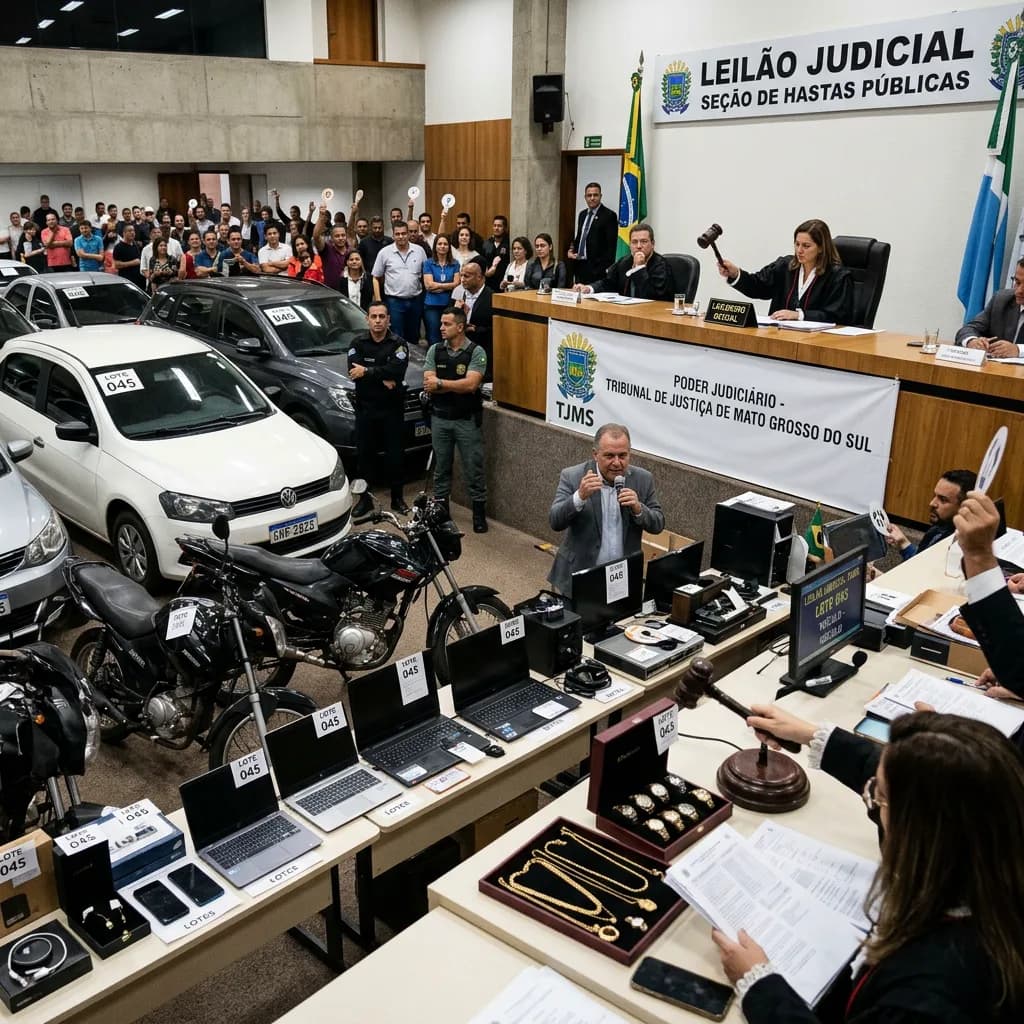 TJ-MS realiza leilões de bens apreendidos em ações penais nesta semana