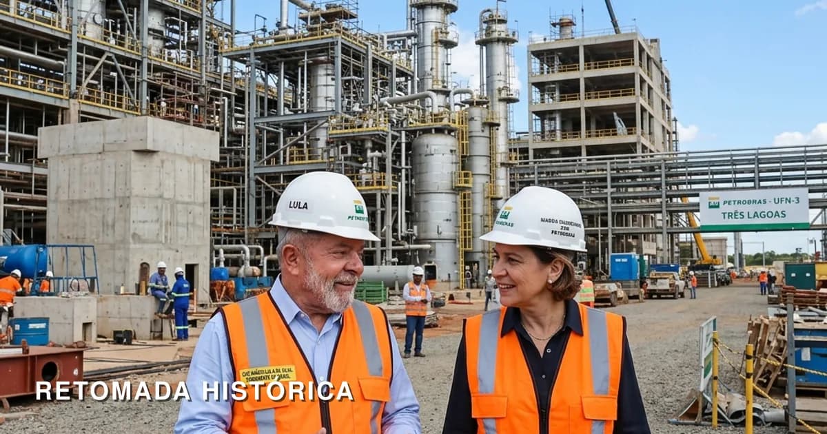Lula assina contrato para retomada da UFN-3 em Três Lagoas com investimento de R$ 5 bilhões