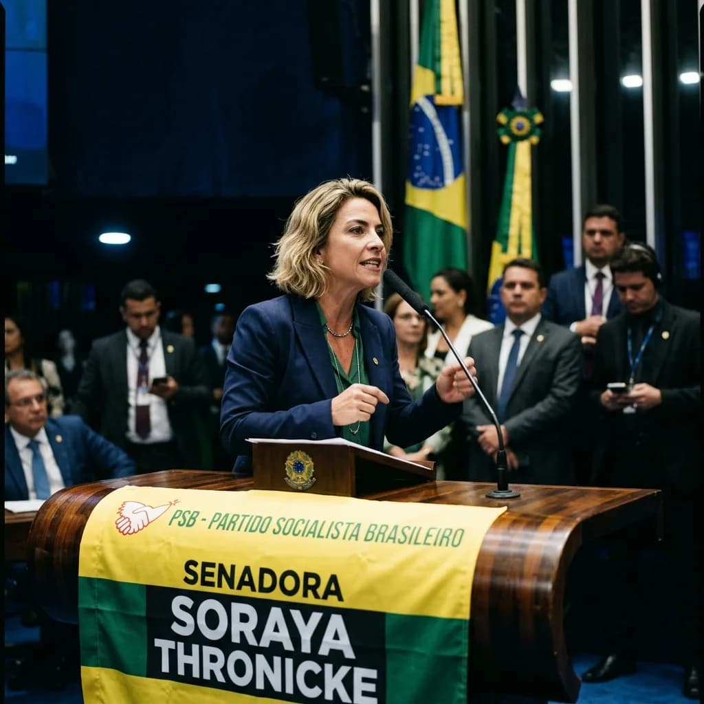 Soraya Thronicke oficializa filiação ao PSB no último dia da janela partidária e reconfigura cenário eleitoral