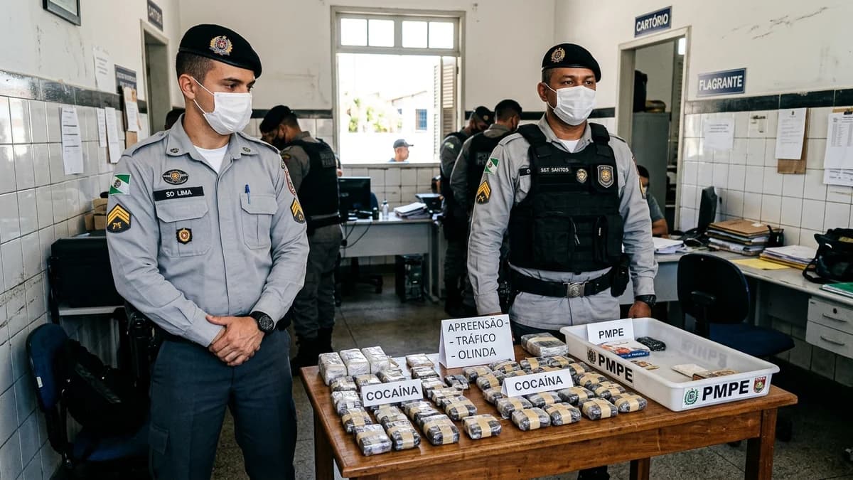 PMPE apreende mais de 330 porções de drogas em operação no Alto da Bondade, em Olinda