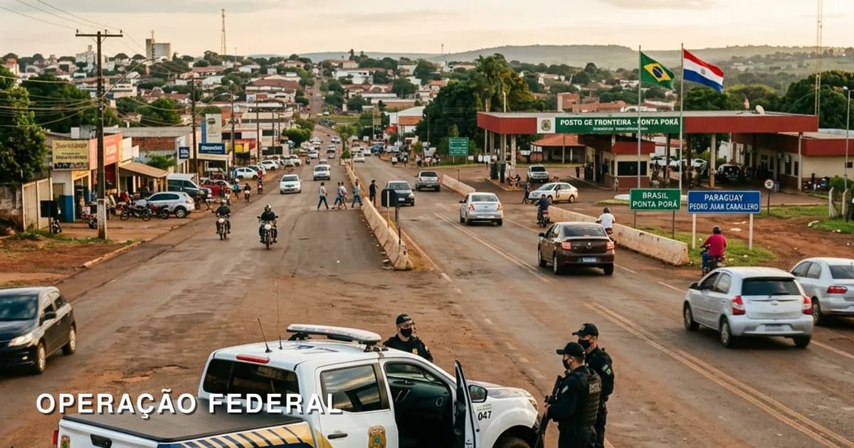Polícia Federal deflagra Operação Lucis contra tráfico na fronteira em Ponta Porã