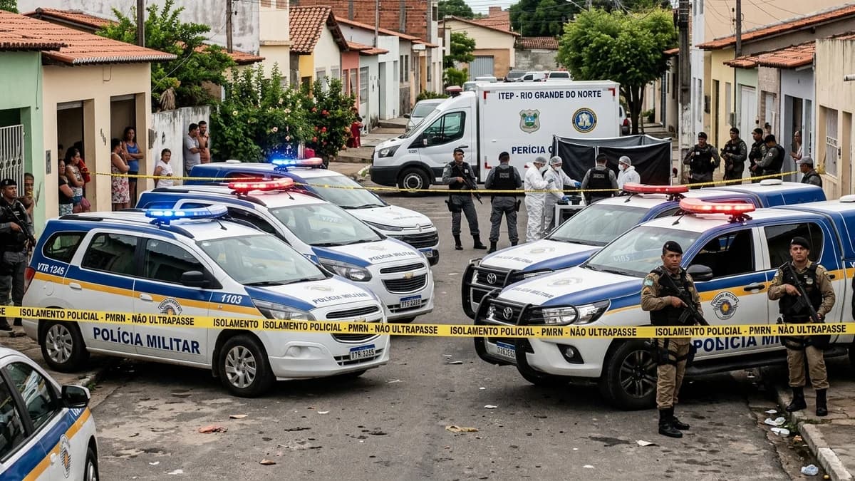 Suspeito de assalto com reféns morre em confronto com a polícia em Natal
