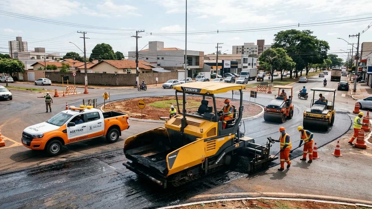 Campo Grande autoriza obra de R$ 2,4 milhões para reordenamento viário das Avenidas Euler de Azevedo e Tamandaré