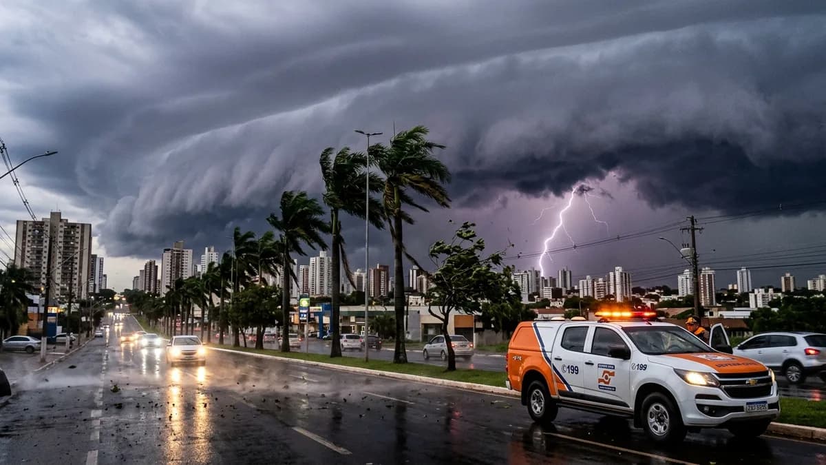Frente fria põe 79 cidades de MS em alerta de tempestade e UFMS abre concurso com 154 vagas