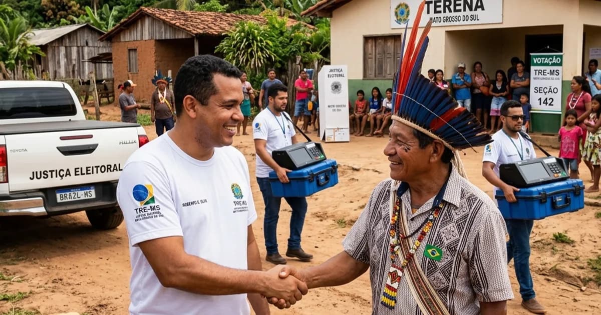 TRE-MS planeja logística de urnas eletrônicas para comunidades indígenas