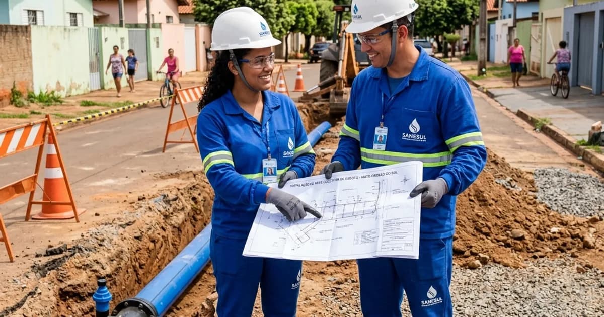 Sanesul expande rede e cobertura de esgoto atinge 77% em municípios parceiros