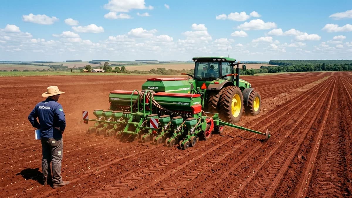 Com Fim do Vazio Sanitário, Plantio da Safra de Soja 2026/2027 Inicia Oficialmente Nesta Quarta-Feira em Mato Grosso...