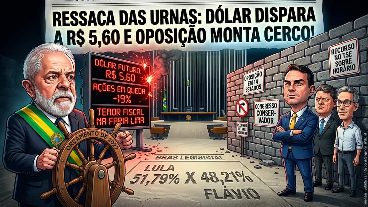Ressaca das Urnas: Dólar a R$ 5,60, cerco do Congresso e os 27 governadores eleitos para 2027