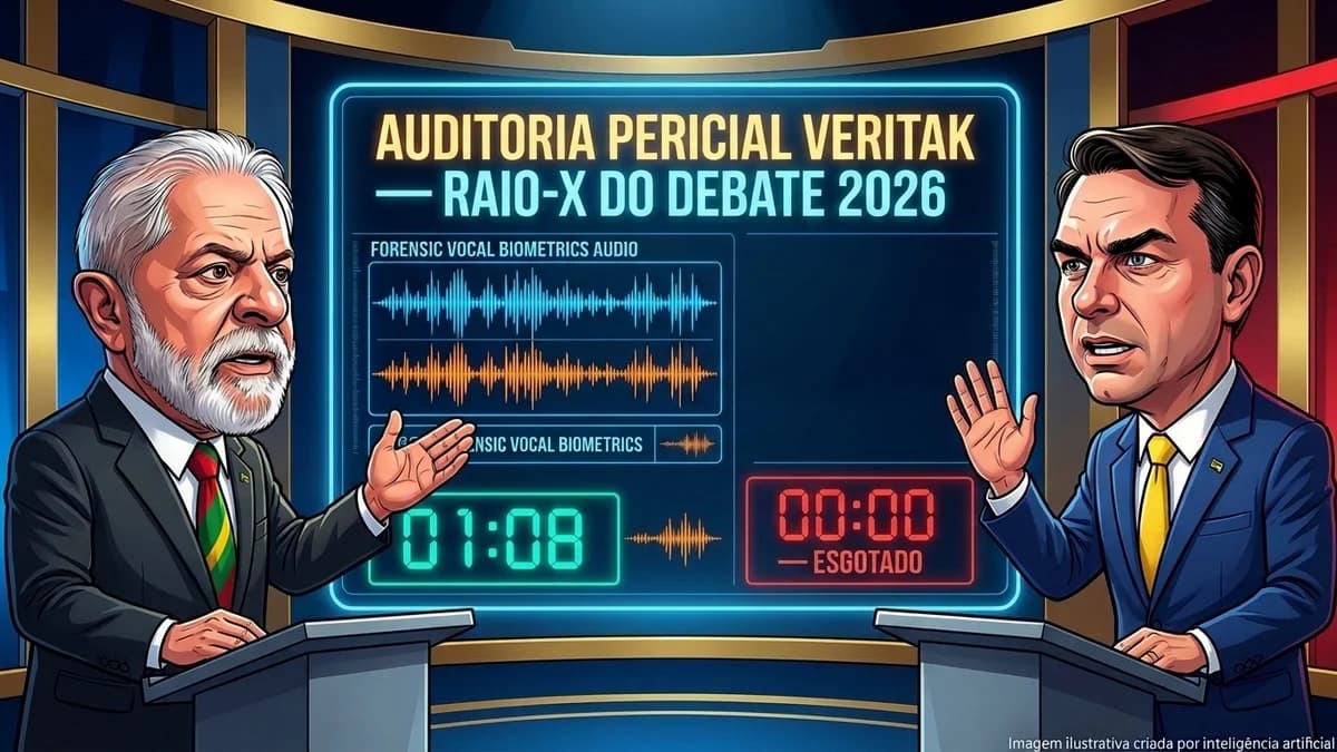 Reta dos 3 dias: Auditoria pericial do VeriTAK disseca 114 turnos do debate da Band e revela raio-x de mentiras, desvios e...