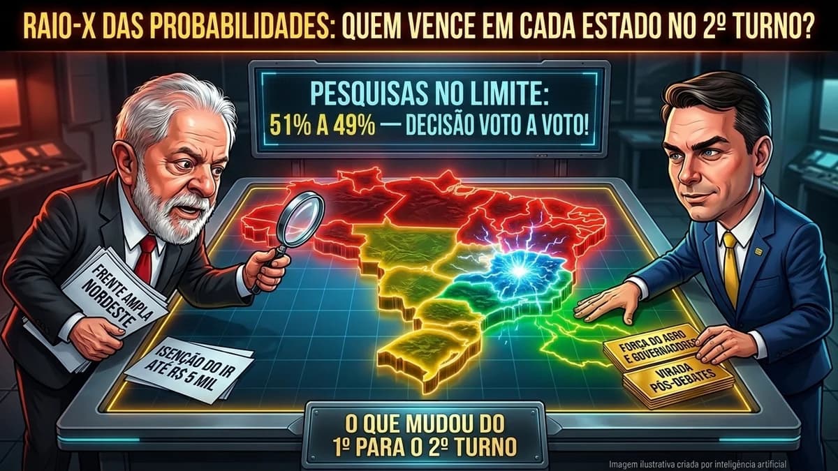 Raio-X das probabilidades no 2º turno: o que dizem as pesquisas, o peso dos debates, quem é favorito em cada um dos 27 estados...