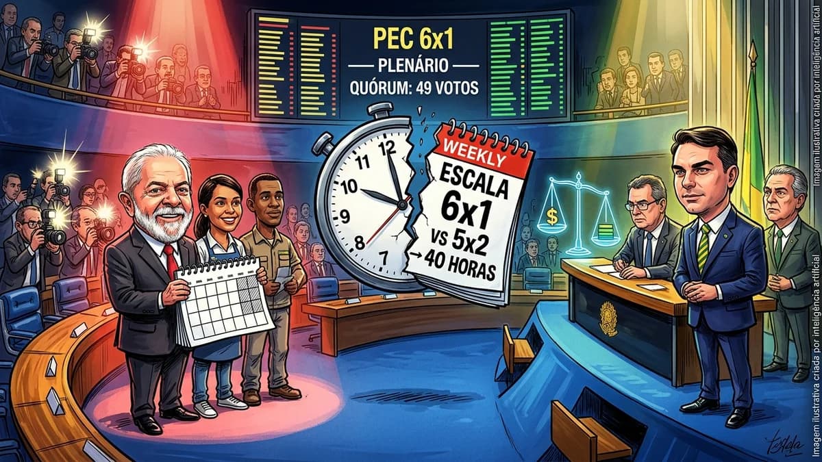 Senado encerra discussão da PEC do fim da escala 6x1 e abre votação em primeiro turno em meio ao xadrez do 2º Turno