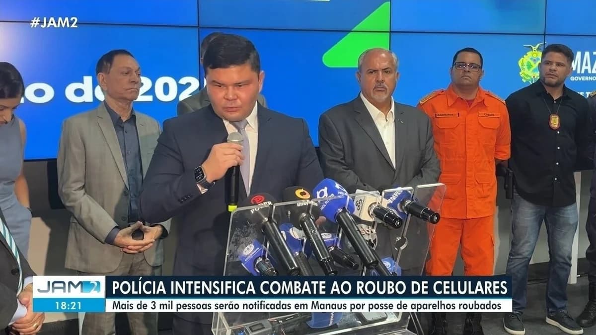 RecuperaFone divulga lista com 1,5 mil nomes para devolução de celulares no AM; saiba como conferir