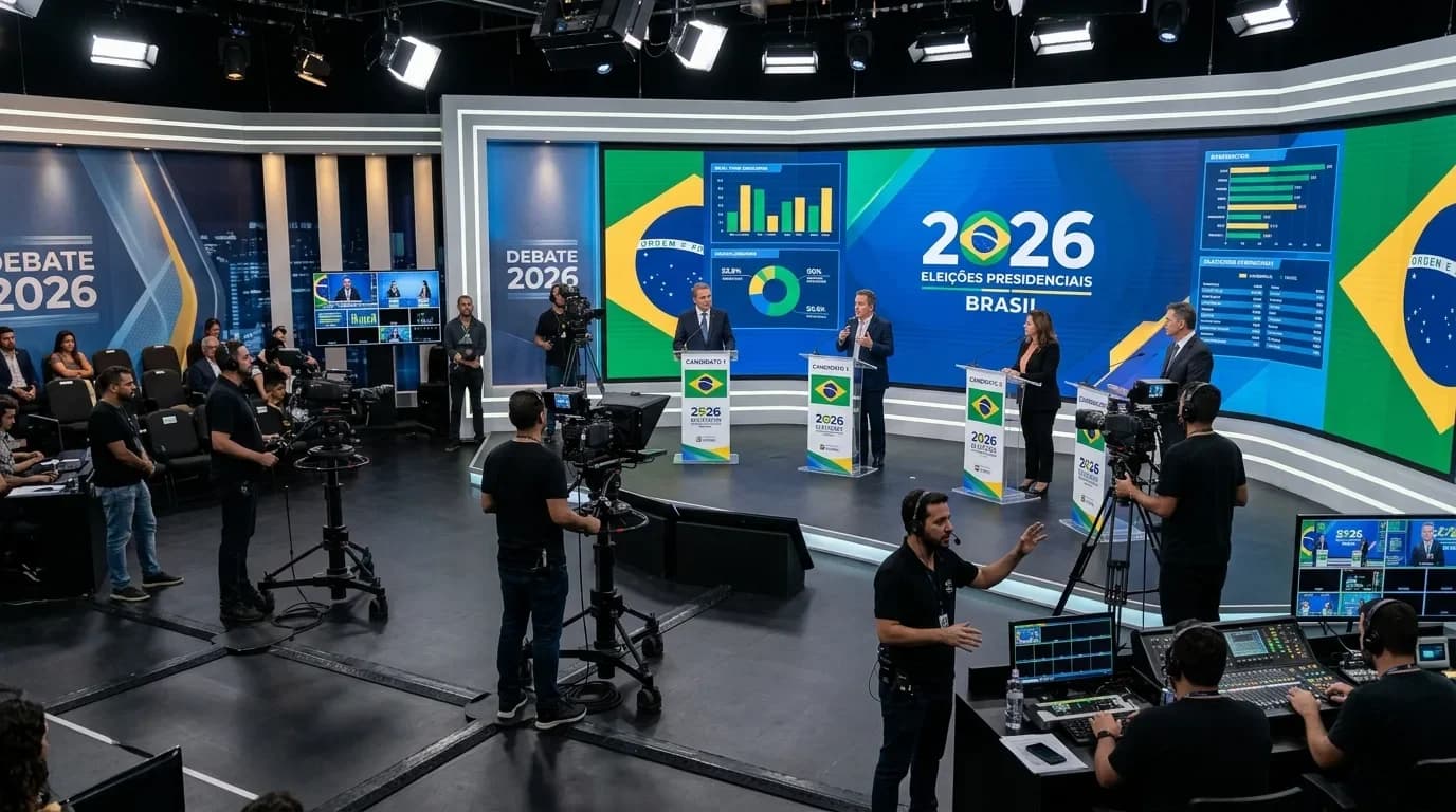 Corrida Presidencial 2026 (Fase 8): IA Analisa Impacto dos Debates e Voto Útil nos Indecisos