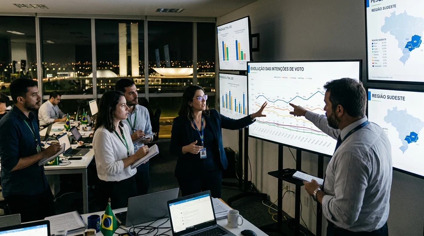 Corrida Presidencial 2026 (Fase 11): IA Analisa Movimentações e Reta Final
