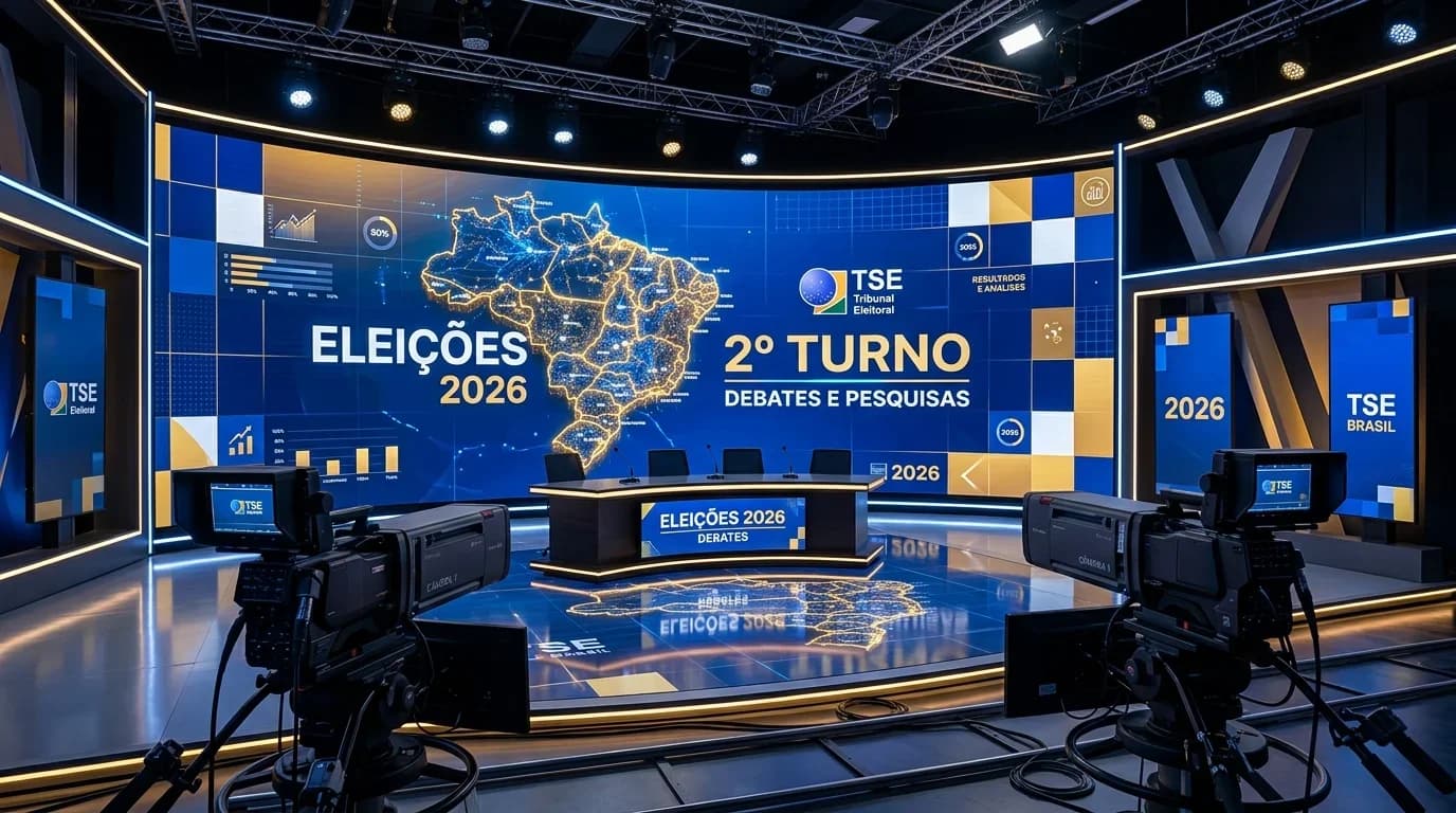 Corrida presidencial 2026 abre penúltima semana com novas pesquisas registradas no TSE e preparação para debates decisivos