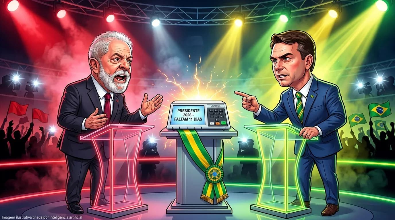 Corrida presidencial 2026 entra na reta dos 11 dias com nova rodada de pesquisas e definição de regras para debates decisivos