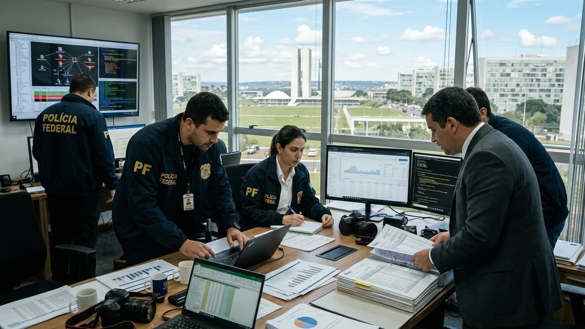 Segurança no DF: PF mira desvio de R$ 180 milhões de instituição financeira