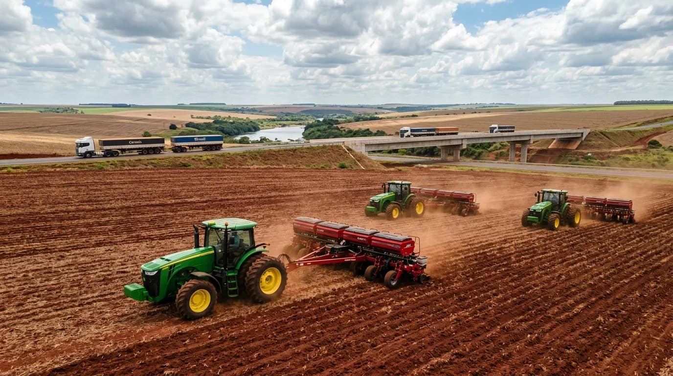 Famasul e Governo de MS confirmam plantio da soja em 22% da safra e entregam 12 pontes de concreto nas rotas de escoamento