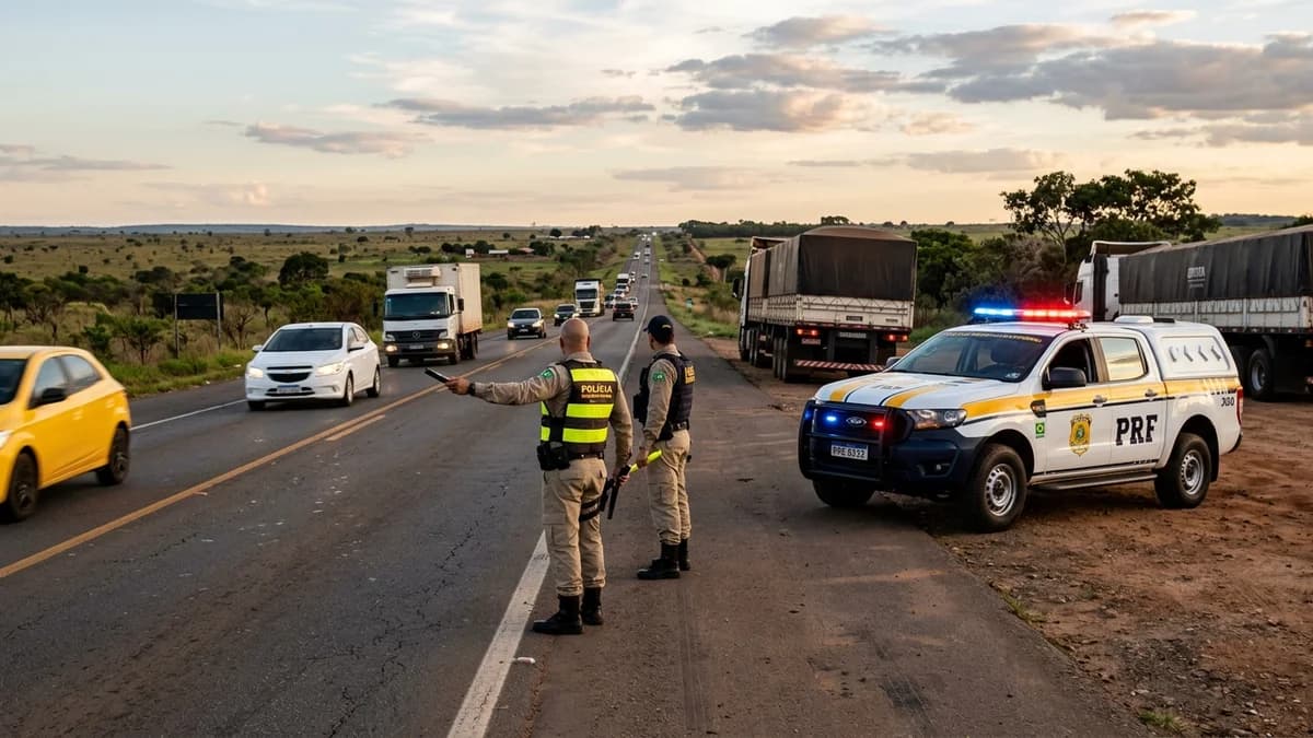 Caminhoneiro morre após bater em carreta e sair da pista na BR-452, em Itumbiara