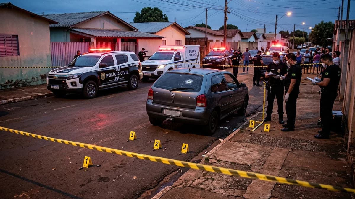 "Vim para ver ele morrer": jovem de 23 anos é executado a tiros na frente da mãe no Parque do Lageado em Campo Grande após...