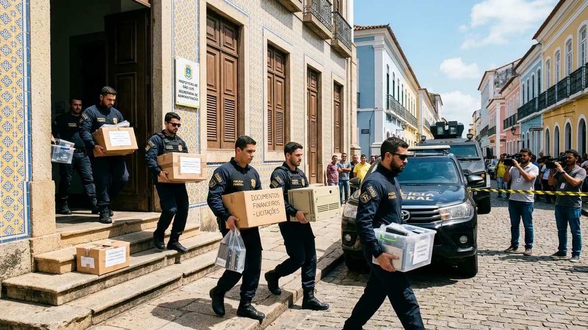 Segurança em Maranhão: Polícia Federal investiga fraudes em licitações e desvio de recursos públicos no Maranhão