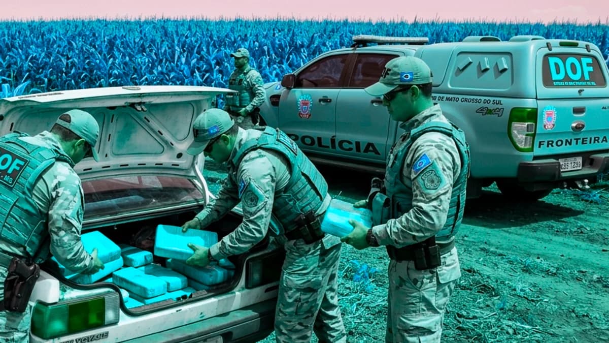 Policiais penais interceptam drone com carregamento de cocaína na Segurança Máxima de Campo Grande
