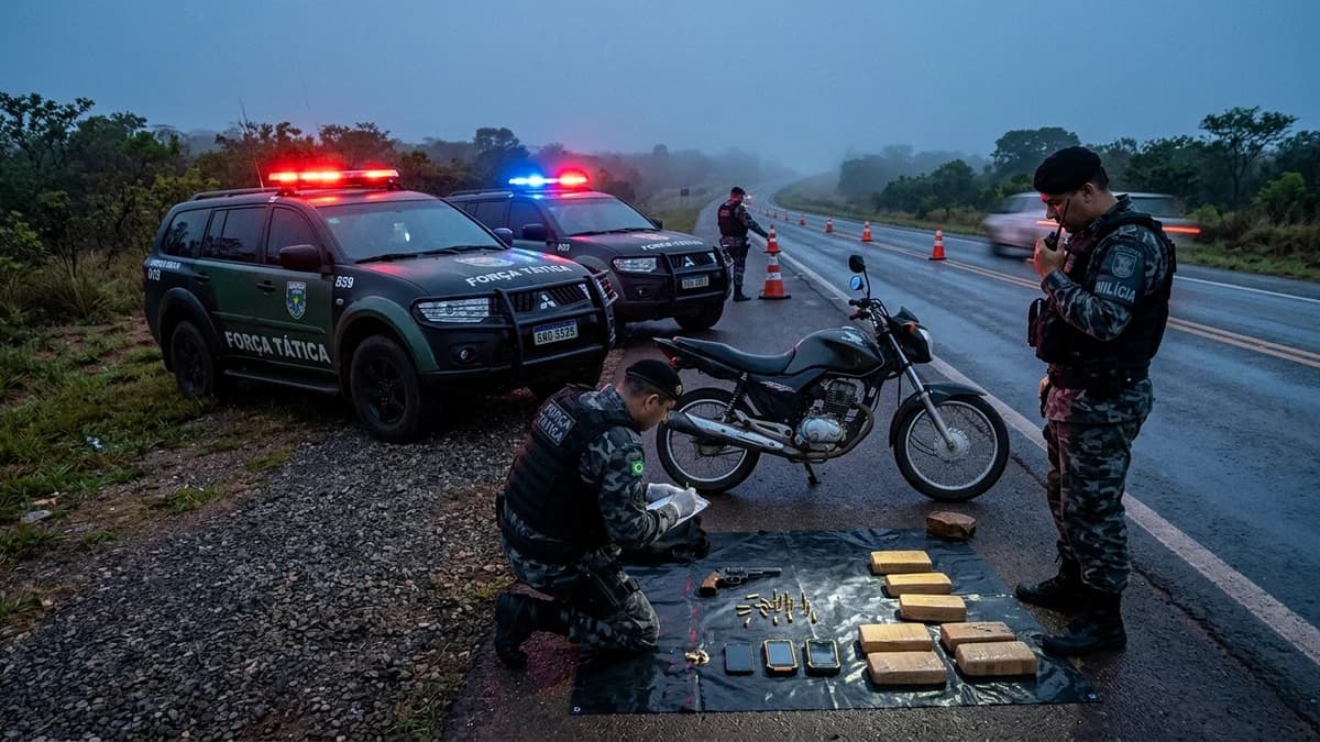 Cerco na BR-359 e tragédia na BR-262: Força Tática prende seis por tentativa de execução em Coxim em fim de semana crítico nas...