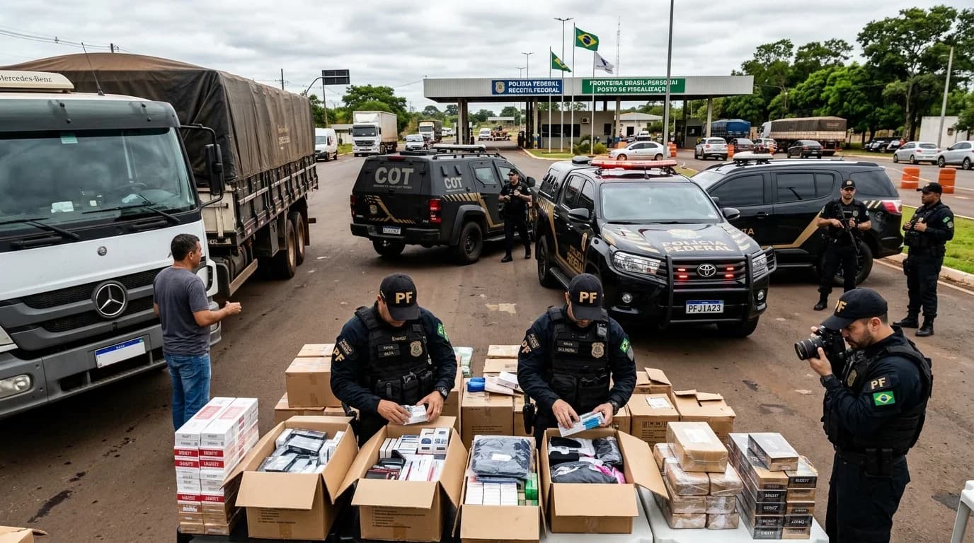 Operação Fronteira Fechada da PF e DOF apreende toneladas de drogas e contrabando em Mato Grosso do Sul