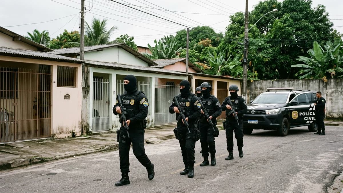 Segurança em Pará: Polícia Civil do Pará realiza incursões contra grupos criminosos e apreende armas na Grande Belém