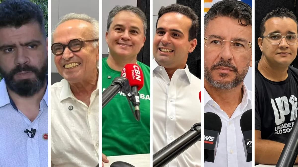 Caminhada com apoiadores, visita a hospital e gravações: veja como foi o dia dos candidatos ao governo da Paraíba
