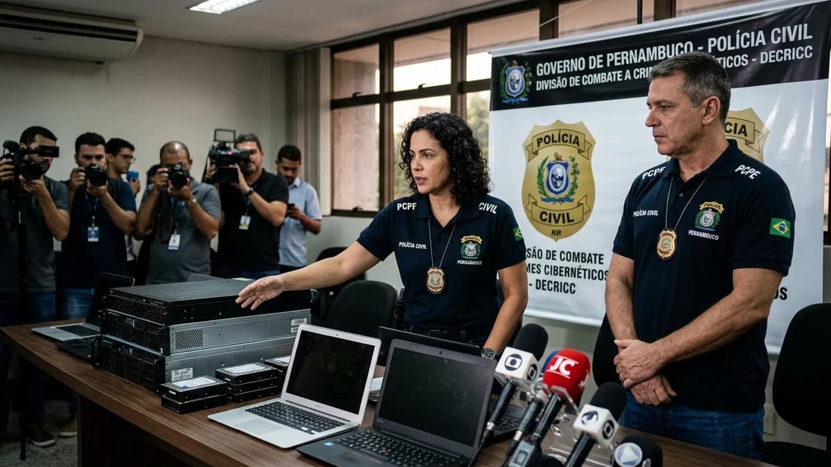 Segurança em PE: Polícia Civil deflagra operação contra crimes cibernéticos