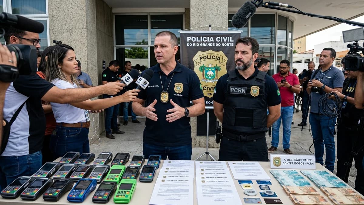 Segurança em Rio Grande do Norte: Polícia Civil do RN prende suspeitos de aplicar golpes financeiros em idosos em Natal
