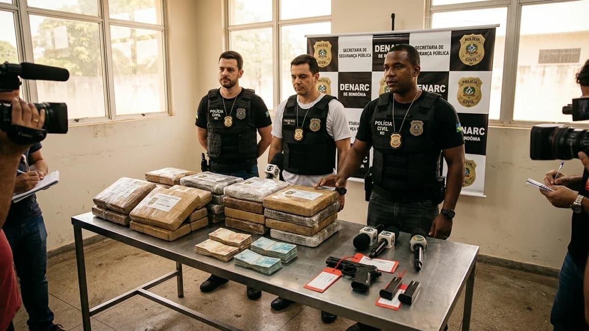 Segurança em Rondônia: Polícia Civil de Rondônia deflagra operação contra tráfico de drogas e lavagem em Porto Velho
