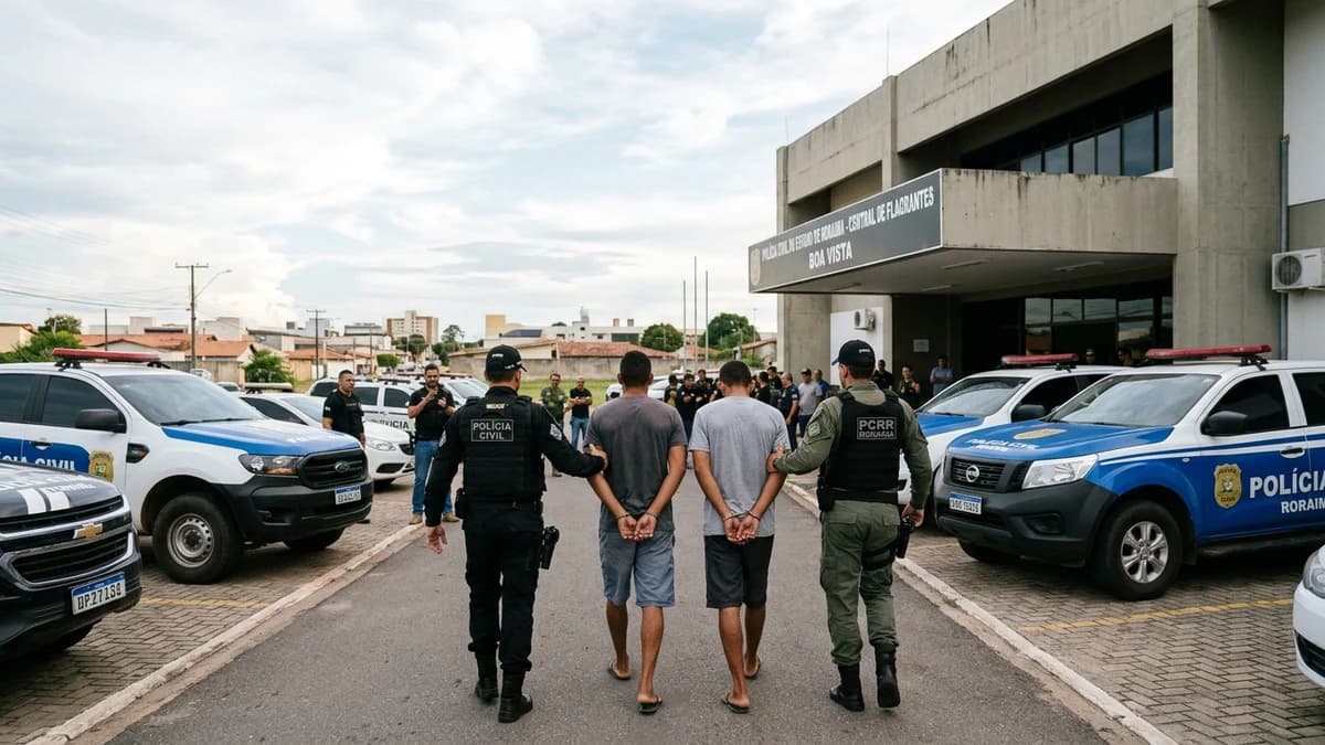 Segurança em Roraima: Polícia Civil prende foragidos e desarticula pontos de venda de drogas em Boa Vista