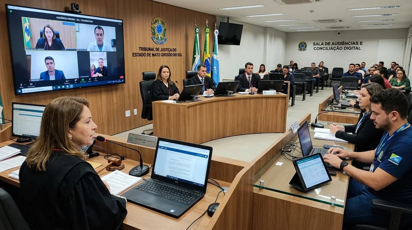 TJMS e Defensoria lançam mutirão de conciliação digital em saúde com suporte por telemedicina