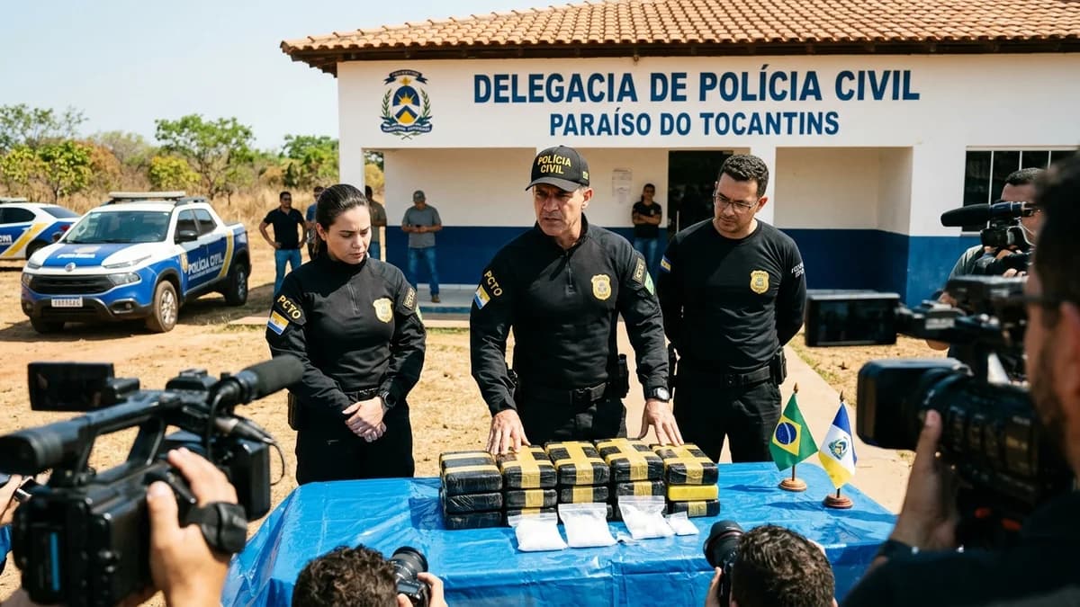 Segurança em Tocantins: Polícia Civil do Tocantins prende envolvidos em tráfico e apreende entorpecentes em Paraíso