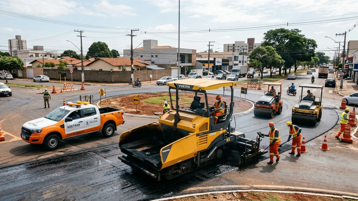 Campo Grande autoriza obra de R$ 2,4 milhões para reordenamento viário das Avenidas Euler de Azevedo e Tamandaré