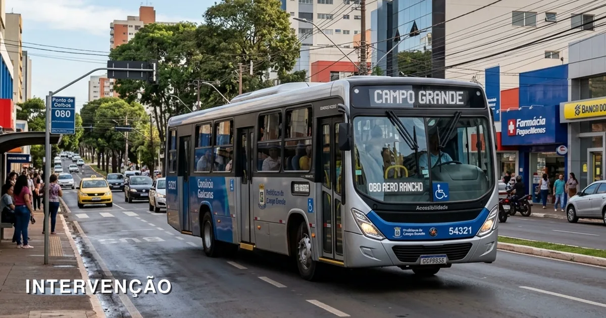 Prefeitura de Campo Grande decreta intervenção no Consórcio Guaicurus