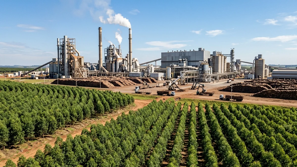 Setor de Celulose em MS Supera US$ 3,12 Bilhões em Exportações e Consolida Expansão Industrial de Ribas do Rio Pardo, Três Lagoas e Inocência