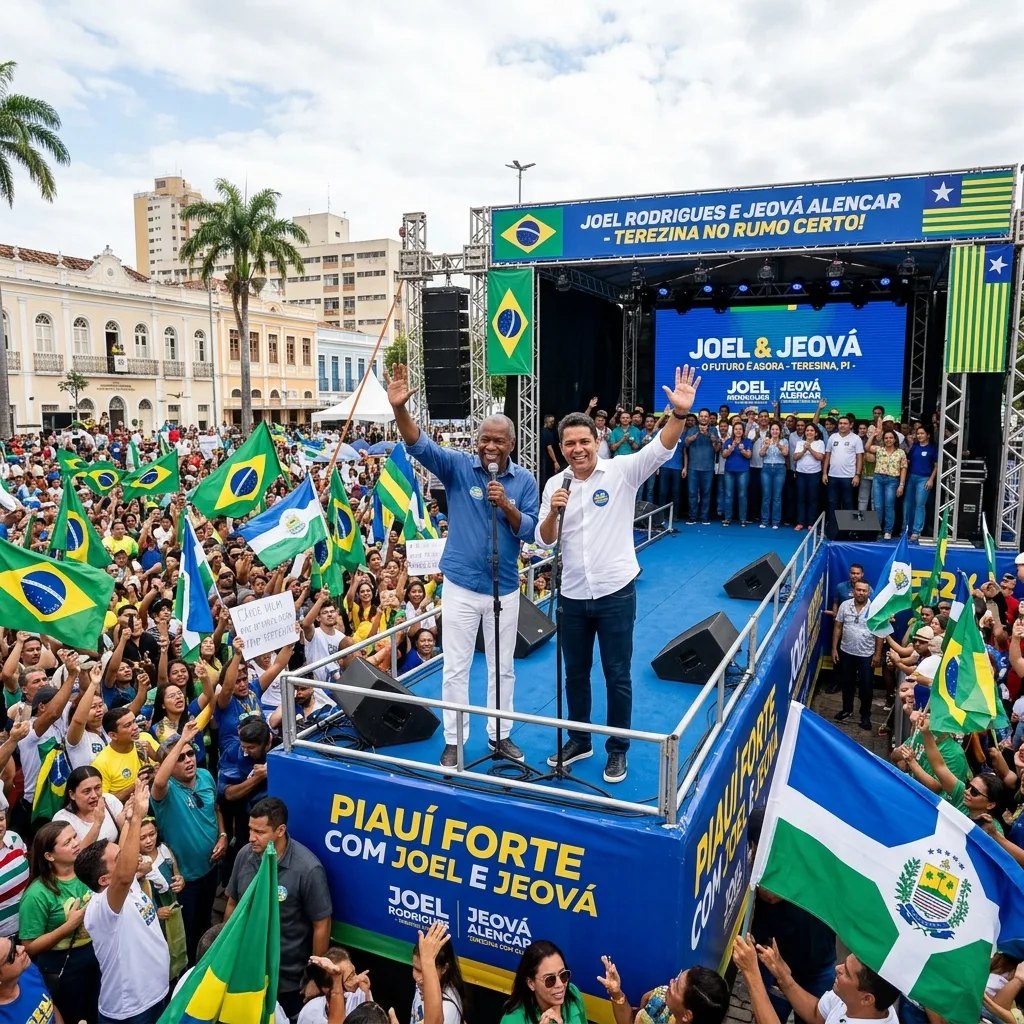 Joel Rodrigues e Jeová Alencar anunciam chapa de oposição ao governo