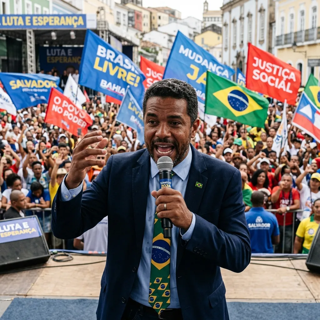ACM Neto lidera disputa ao governo da Bahia com 49% contra 39% de Jerônimo