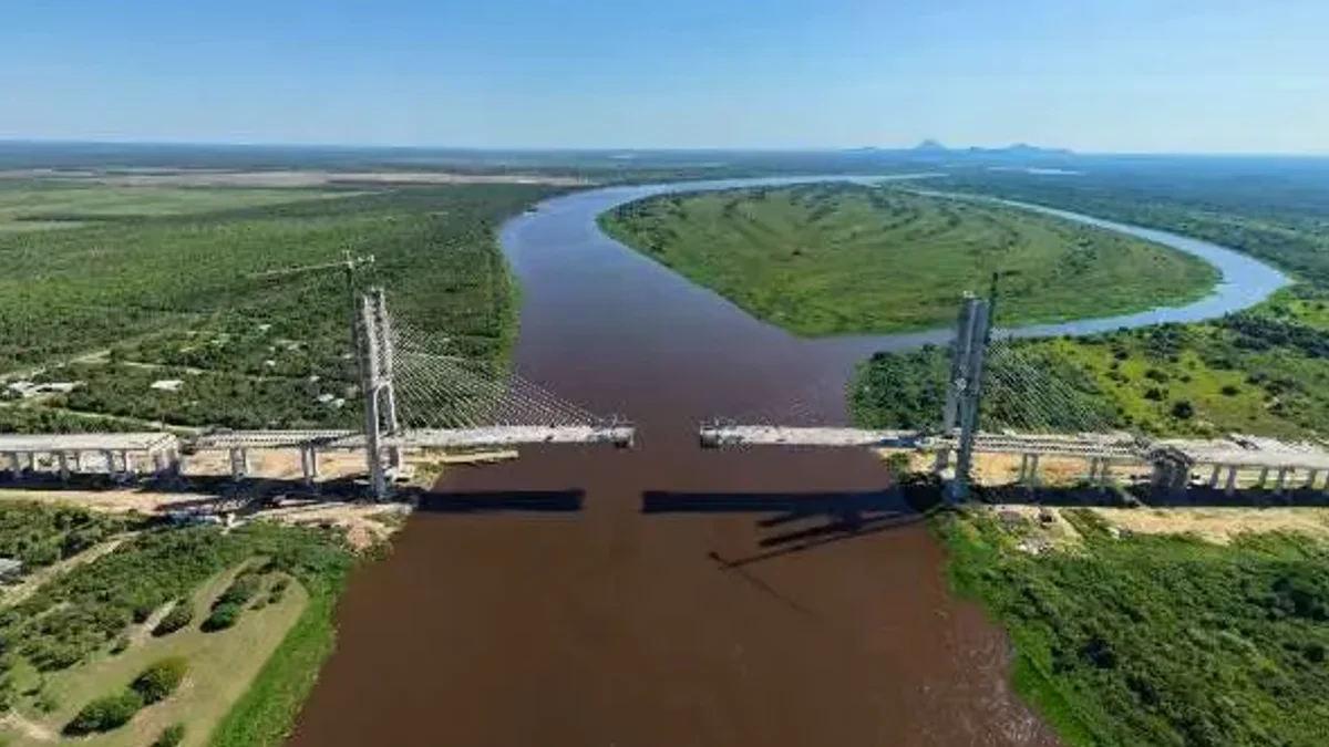 Rota Bioceânica avança: ponte sobre Rio Paraguai em Porto Murtinho atinge 60% de conclusão