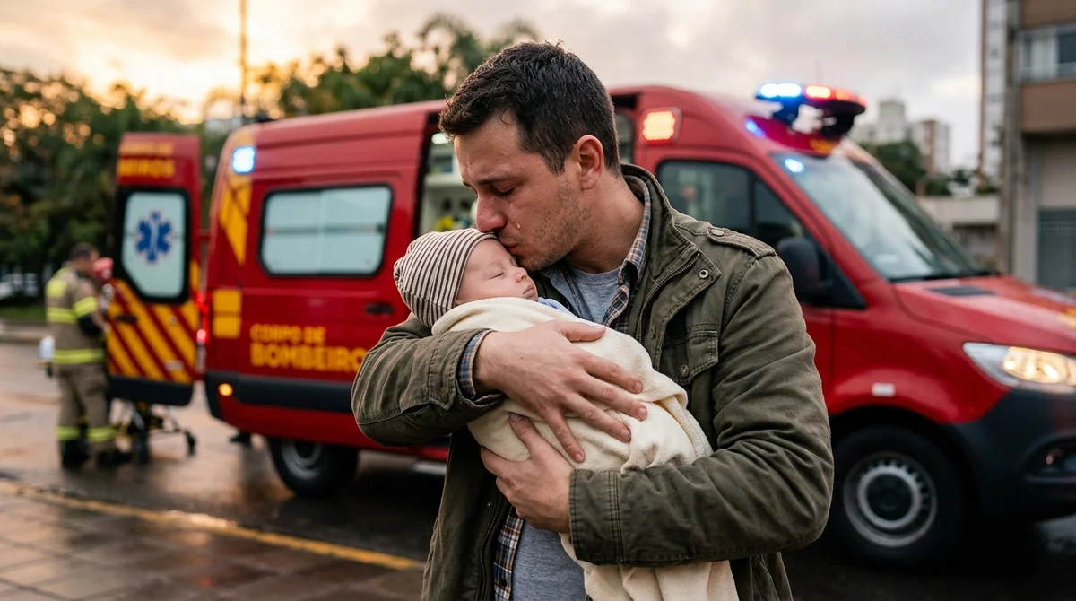 Amor incondicional: Pai salva a vida do próprio filho de 8 meses no Dia dos Pais