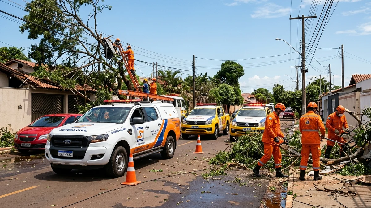 Governo de MS Oficializa Decreto de Emergência em Campo Grande e Mobiliza R$ 35,8 Milhões para Recuperação e Defesa Civil
